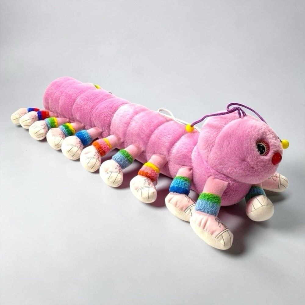 VTG 1984 Commonwealth Lots A Lots A Leggggggs 20 Legs 24" Caterpillar Plush Toy